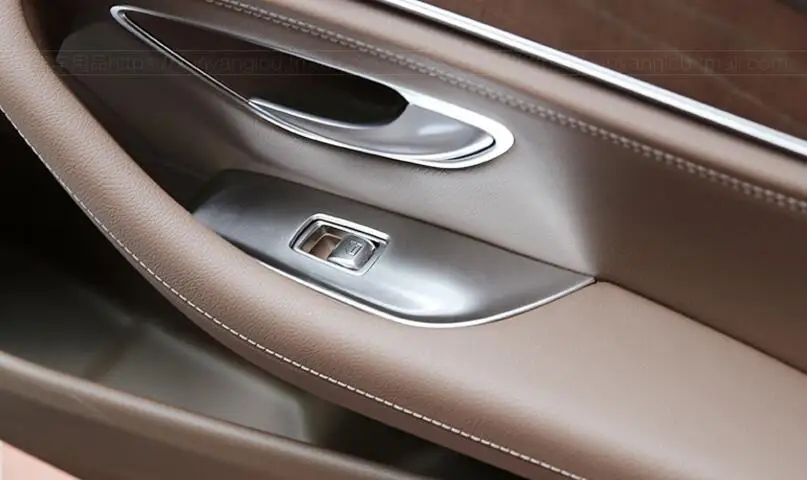4 шт. матовые подлокотники для Mercedes Benz E Class W213 2016 2017 E300 E200|Хромирование| |