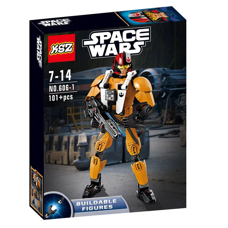 Ksz Звездные войны игрушки конструктор POE dameron 75115 строительные блоки Совместимые
