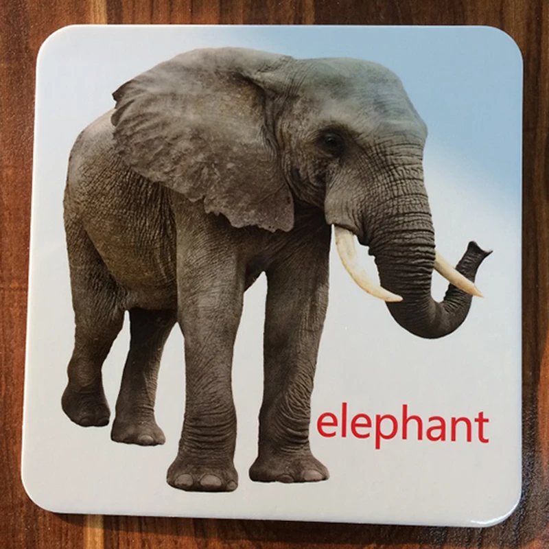 44 шт. Детские карточные книги Монтессори Раннее детство чтение развивающие