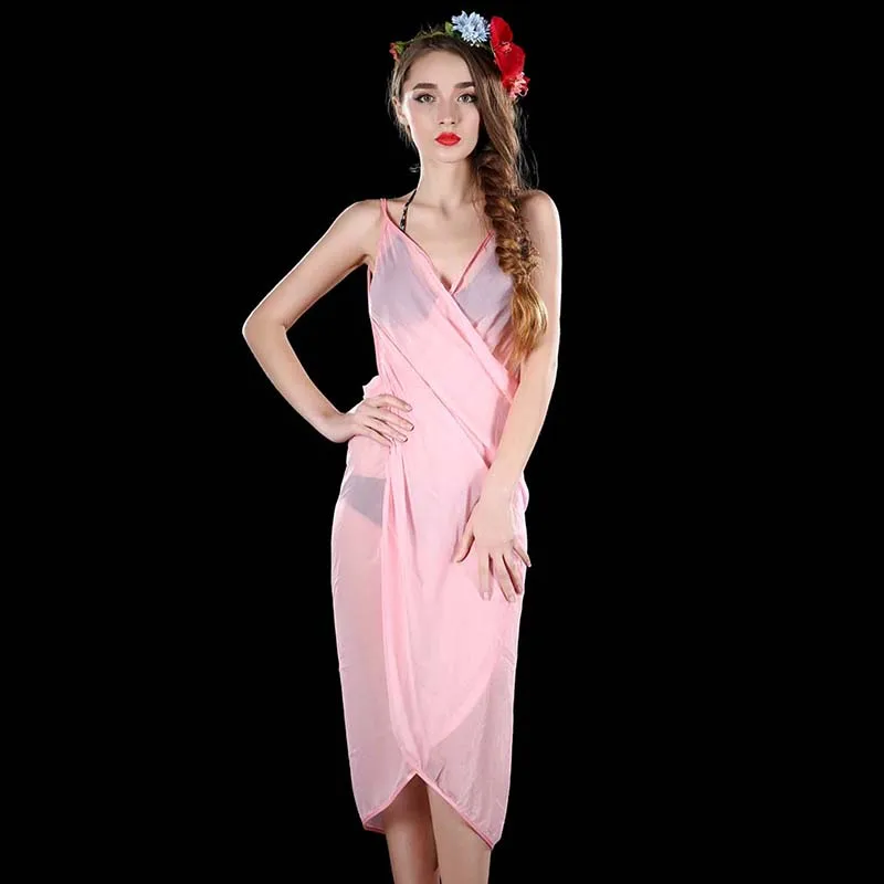 Pink Пляжное бикини с цветочным рисунком и открытой спиной, тонкий сексуальный купальник для женщин, пляжный купальный костюм - Цвет: Pink