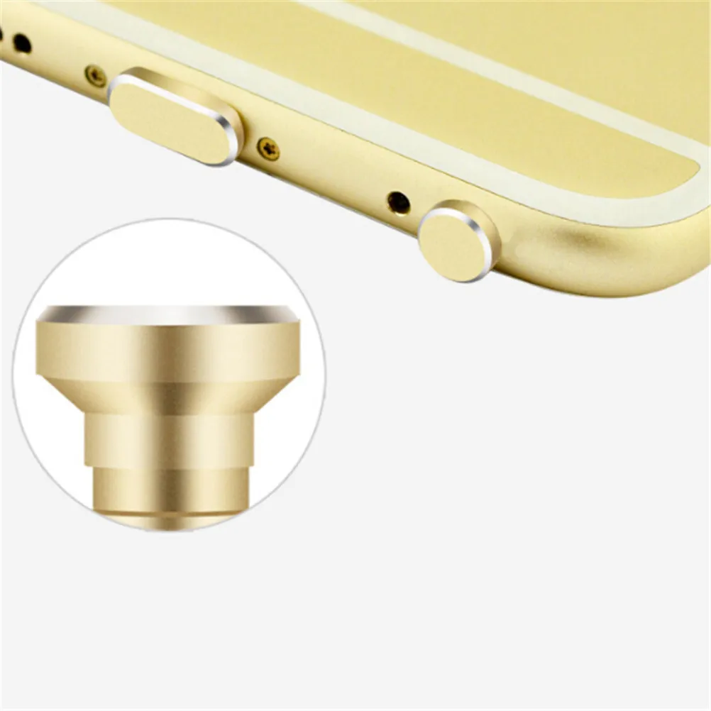 

1Set 2 IN 1 Micro USB Charging Port And Earphone Jack Mobile Phone Plug Dust Set For iphone Anti Dust Plug