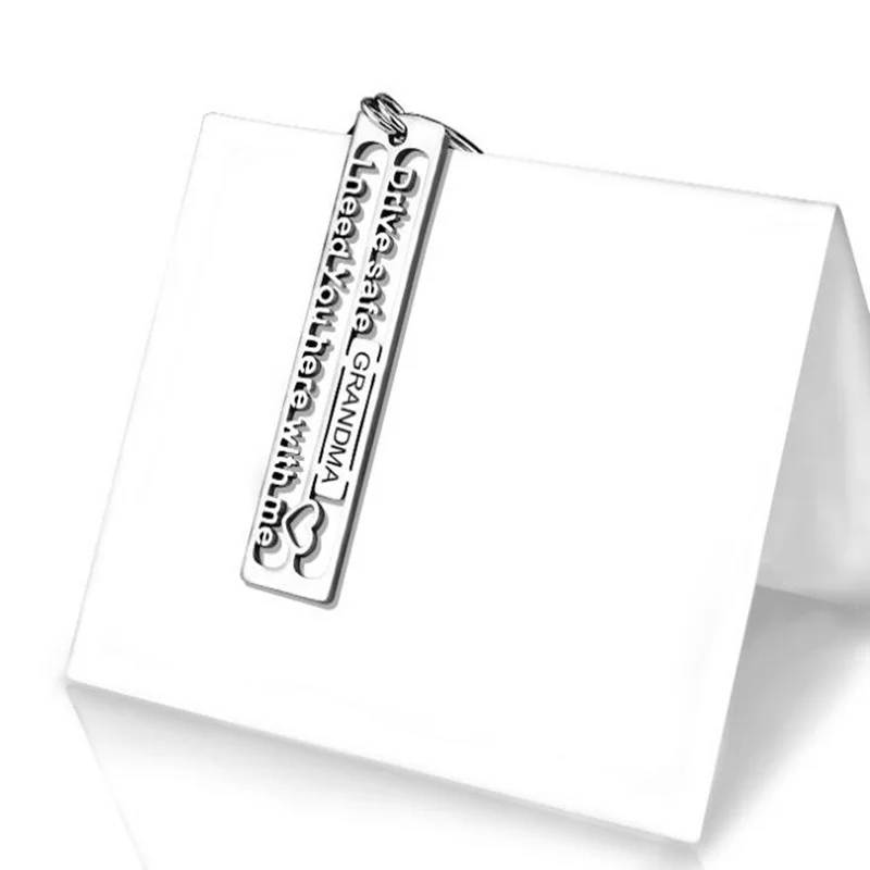 2 шт. кольцо для ключей из нержавеющей стали с вырезами | Украшения и аксессуары