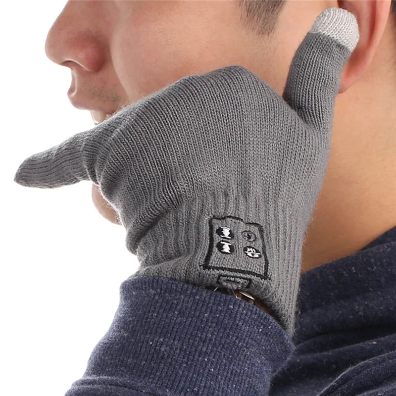 Перчатки с Bluetooth наушники Беспроводной стерео для бега Студио Музыкальная