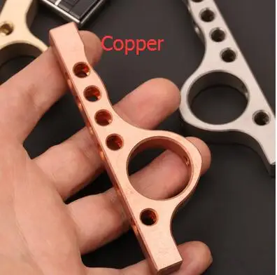 copper DIY ручные пальчиковые наконечники с EDC Производство Латунного/медного/титанового сплава - Цвет: copper