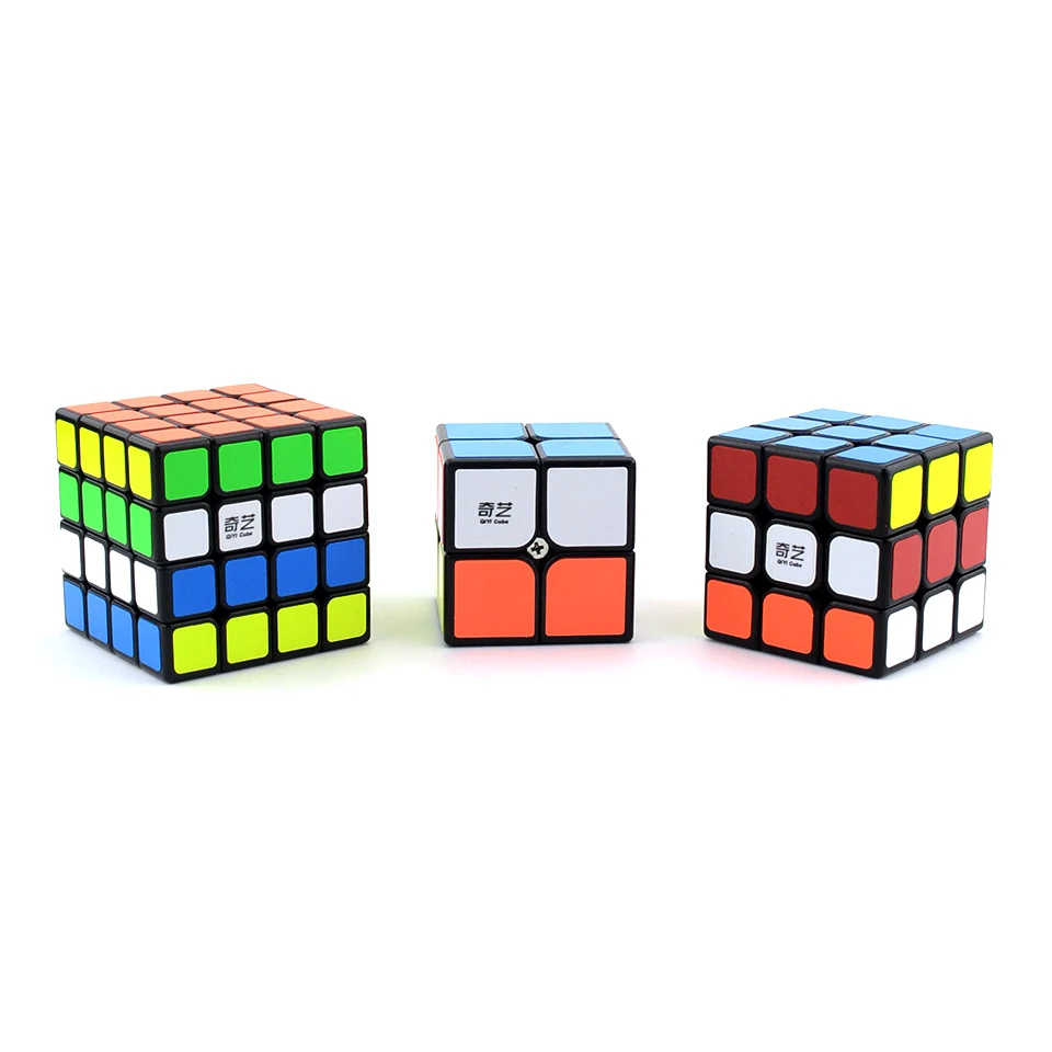 3 шт./компл. 2x2x2 3x3x3 4x4x4 стикеры гладкой Волшебные кубики конкурс Скорость
