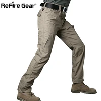 refire gear rip stop cotton waterproof tactical pants men camouflage military cargo pants man multi pockets army combat trousers