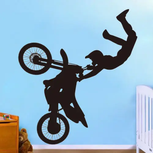 DIRT BIKE MX наклейка для мотокросса Наклейка на стену виниловая роспись мальчиков