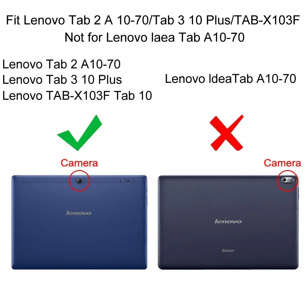 Чехол для lenovo tab 2 складной чехол подставка из искусственной кожи TAB2 A10 30/L X30F X30L