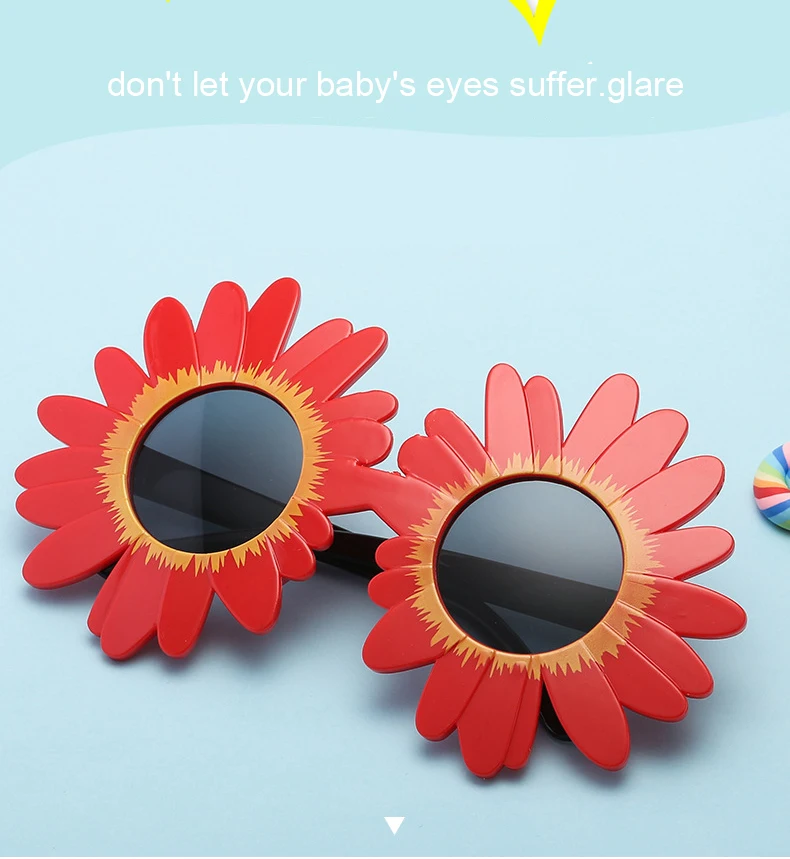 2019 Sunflowe детские солнцезащитные очки UV400 для девочек очаровательные безопасные и
