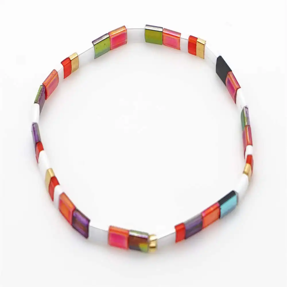 Go2boho браслет для женщин Miyuki браслеты летние пляжные ювелирные изделия Pulseras Mujer Moda Tila бусины модные Janpan Delica бусины