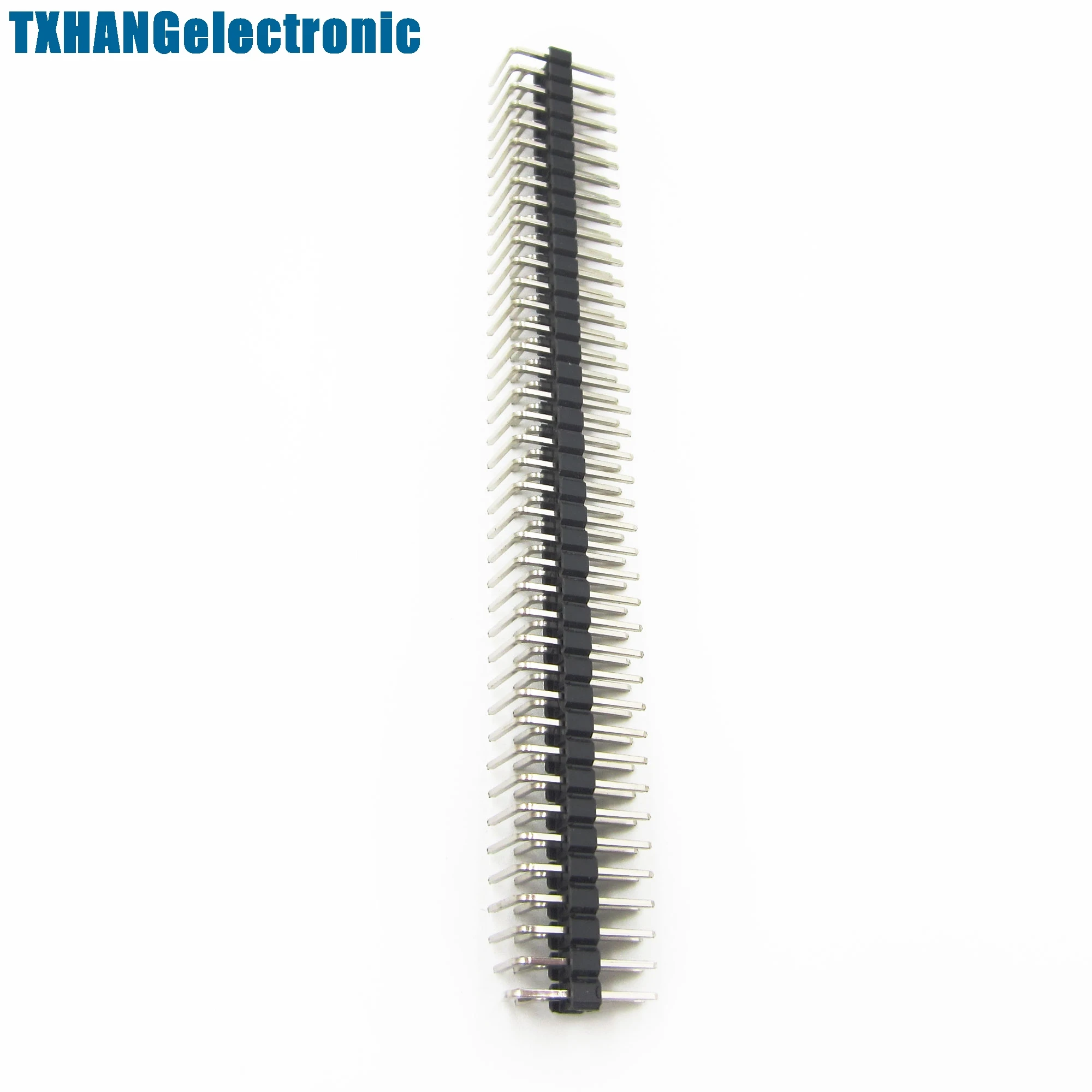 10 шт. 2 54 мм 2x40 Pin типа папа двухрядные правый угол Header Strip diy электроники |