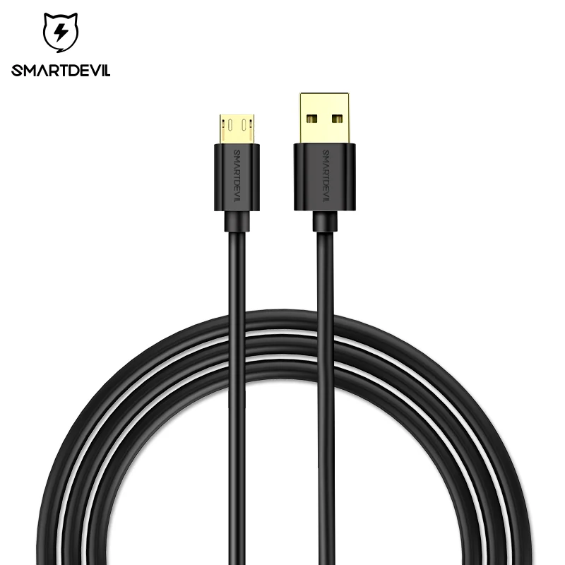 Кабель Micro USB SmartDevil 3A шнур для быстрой зарядки и передачи данных Xiaomi LG Samsung