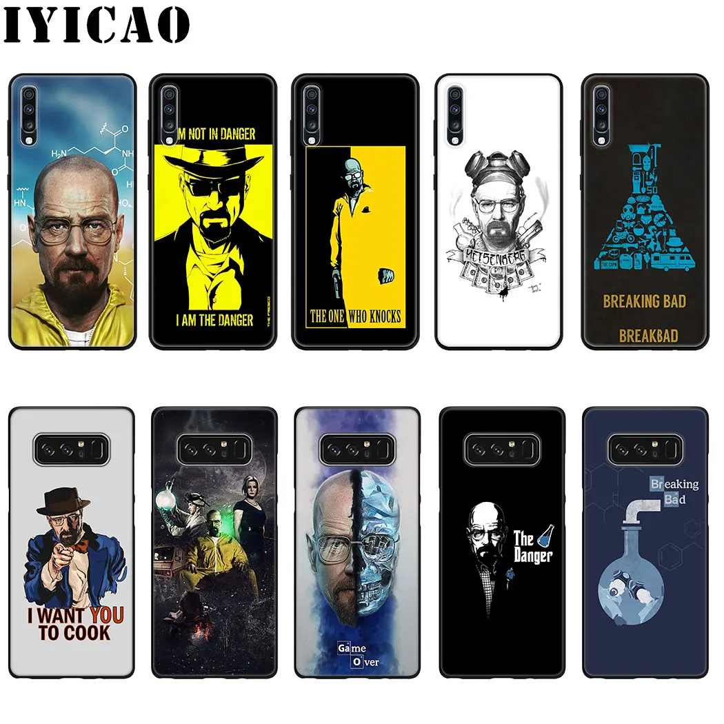 IYICAO breaking Bad Soft Silicone Case for Samsung Galaxy A70 A50 A40 A30 A10 M10 M20 M30 Note 8 9 Phone |