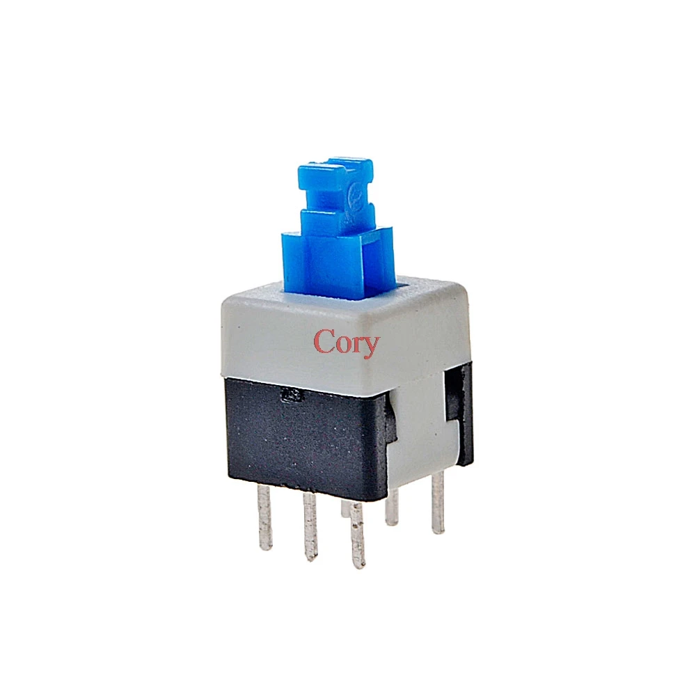 Синяя крышка 8X8mm самоблокирующийся/поддерживаемый разблокированный/Мгновенный