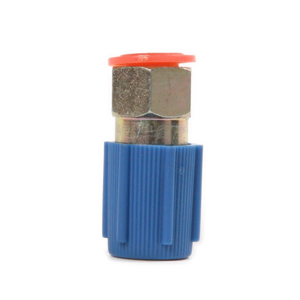 Charging Port Adapter R12 R134a Quick Disconnect High Red+Low Blue Iron Screw Thread | Автомобили и мотоциклы