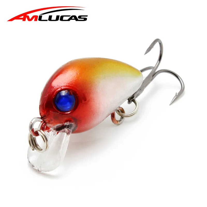 Amlucas 30 мм 1 6 г Гольян рыбаловная блесна Япония мини Crankbait воблеры для ловли карпа