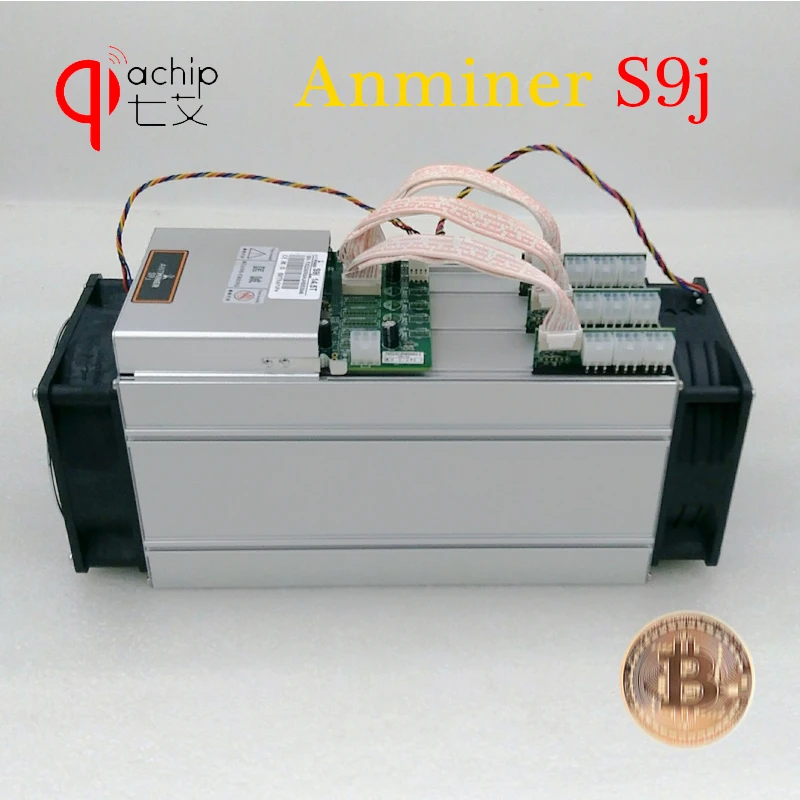 QIACHIP Antminer S9j 14TH/s майнера биткоинов (с БП) лучше чем S9 В наличии|Сетевые коммутаторы|