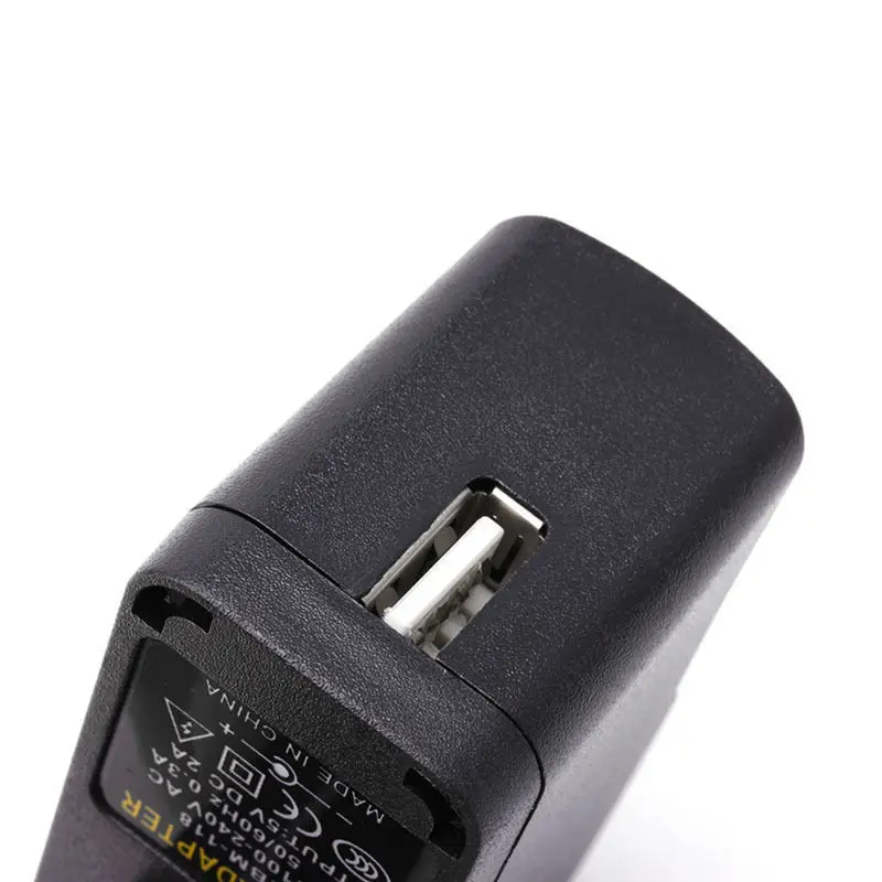 1 шт. USB Импульсный блок питания зарядное устройство AC 100-240 В DC 5 2A 10 Вт штепсельная