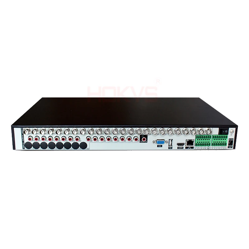 Hokvs 24CH Порты и разъёмы CCTV AHD DVR HVR advr AVR гибриды цифровой сети видео Регистраторы P2P
