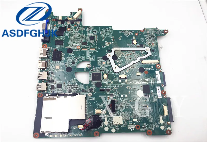 Материнская плата для ноутбука 6 71 M77C0 D04 GP Clevo W760CH материнская DDR3