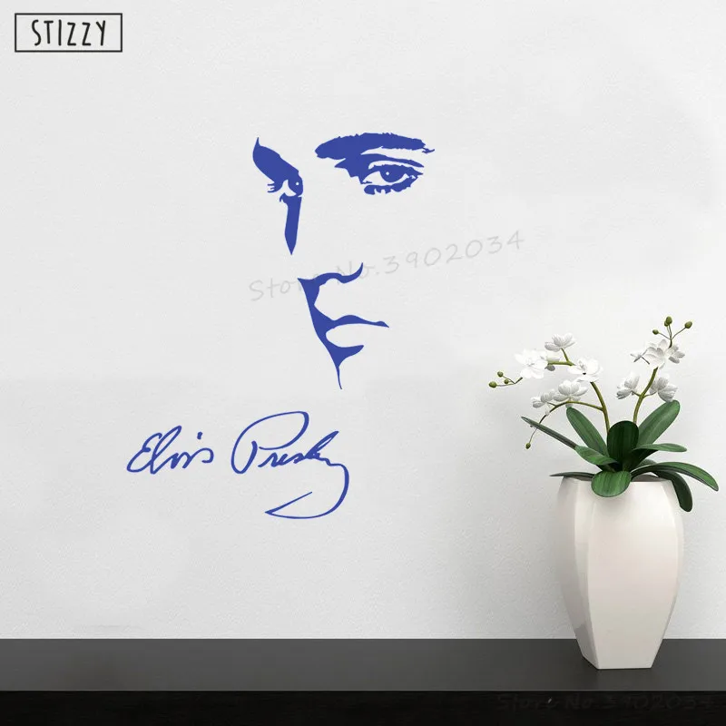 Настенная Наклейка stizzy Elvis Presley настенные Стикеры знаменитый плакат суперзвезды