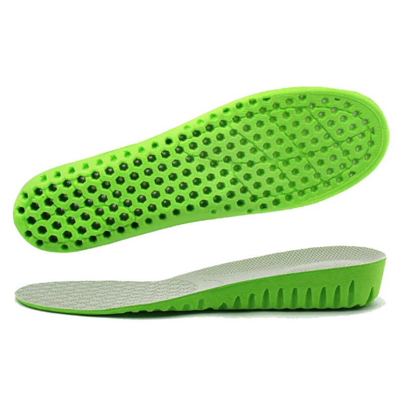 MCH03 Men Women Height Increase Insole Breathable Honeycomb Heel Lift Taller Increase Height Shoe Pad Cushion Insoles