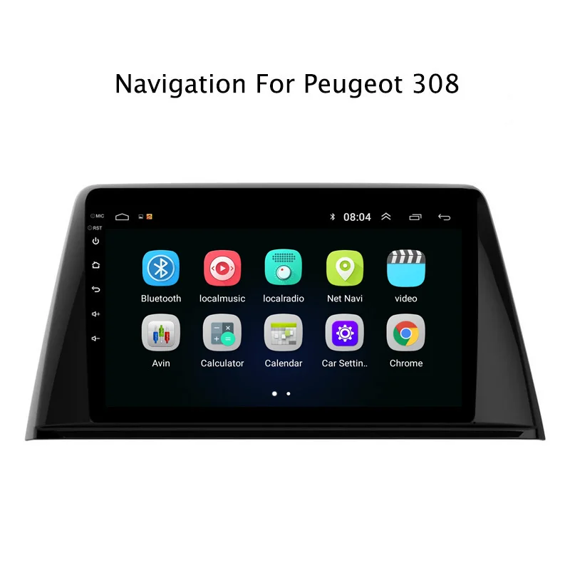 9 &quot2.5D IPS Android 8 1 автомобильный DVD GPS плеер для Peugeot 308 автомобильное радио стерео