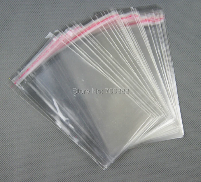 

900 Pieces Size 5.52x1.97 inch 140x50MM Transparent opp bag of plastic bags A pack of Transparent opp bag of packaging bags