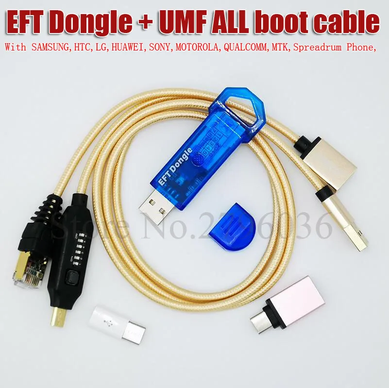 2021 Новинка 100% оригинальная прошивка TEMA / EFT DONGLE + UMF all boot кабель Бесплатная
