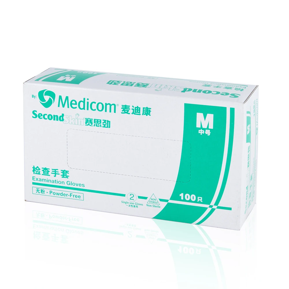 100 шт. одноразовые виниловые перчатки из ПВХ для осмотра пищевых