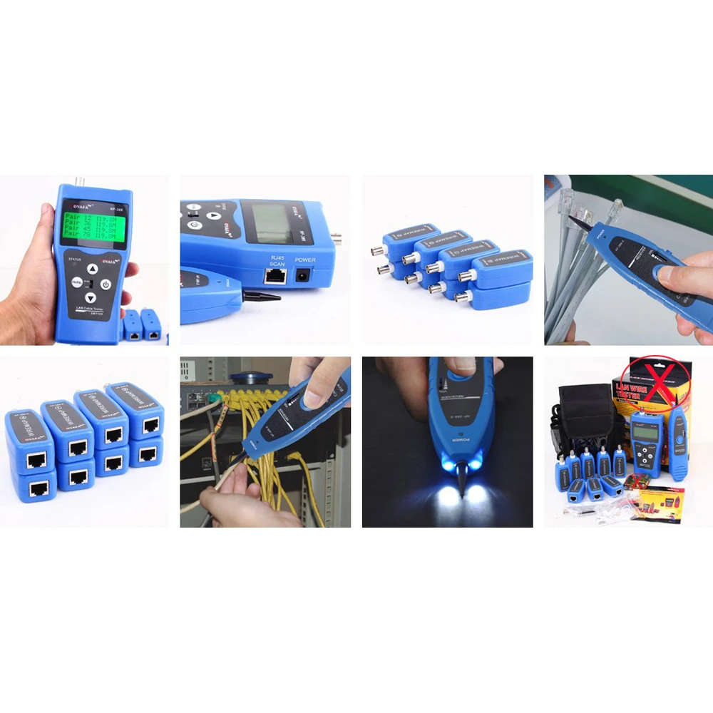 Оригинальный Noyafa NF 388 LAN Сетевой кабель тестер телефон провода трекер для USB BNC RJ45