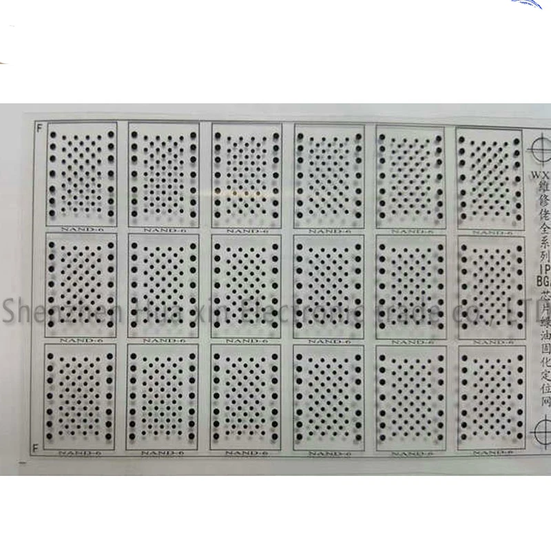 6 шт./компл. трафарет MECHANIC efix IP BGA для ремонта iPhone iPad NAND Flash Power Touch IC Chip Rebaling Logic