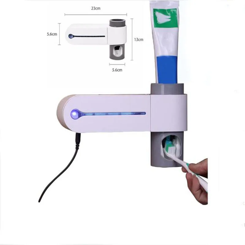2 в 1 Антибактериальная легкая ультрафиолетовая зубная щетка автоматический