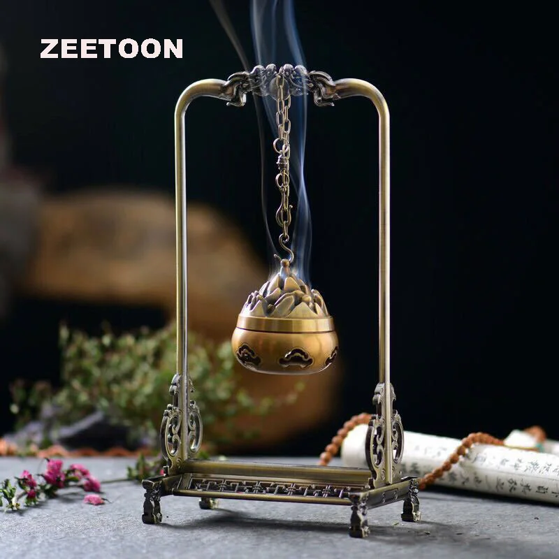 Подвеска для благовоний из чистой меди винтажная ароматическая курильница