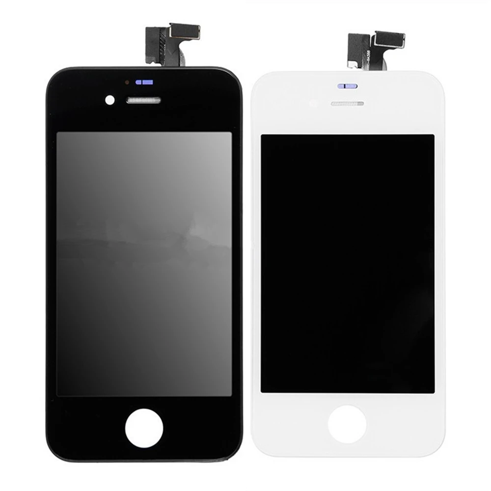 Для Apple iPhone 4 4S ЖК-экран и дигитайзер в сборе с заменой рамки! (черный/белый) |