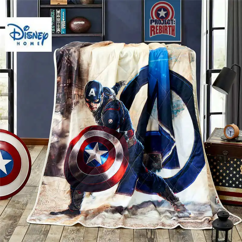 Постельное белье с 3D принтом "Marvel", "Человек-паук", "супергерой", подарок для мальчика, одеяло для взрослых, постельное белье из хлопка, "Королева", двойной размер, летнее одеяло - Цвет: 910-captain america