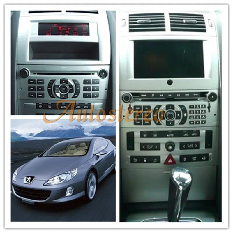 Android 9,0 автомобильный dvd-плеер gps навигация для peugeot 407 2004-2010 головное устройство мультимедийный плеер радио магнитофон авто стерео
