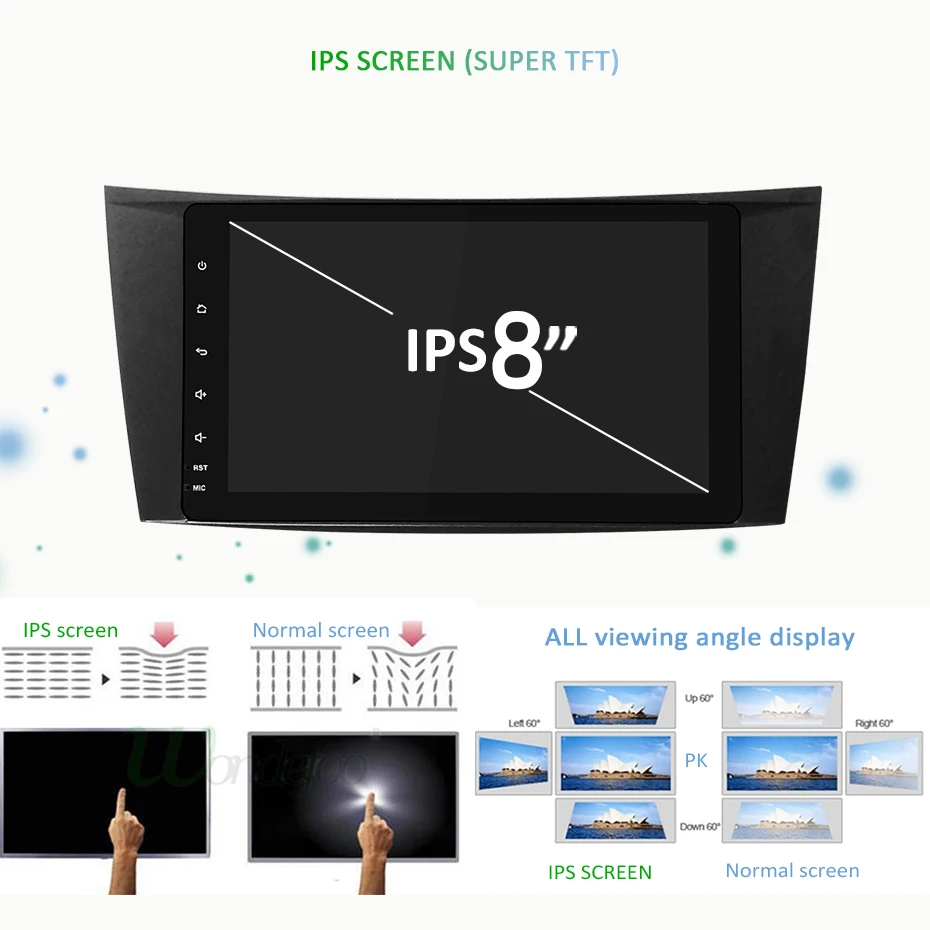 " DSP ips Android 9,0 4G 64G Автомобильный gps для Mercedes Benz E-class W211 E200 E220 E300 E350 E240 E270 E280 W219 без dvd-плеера