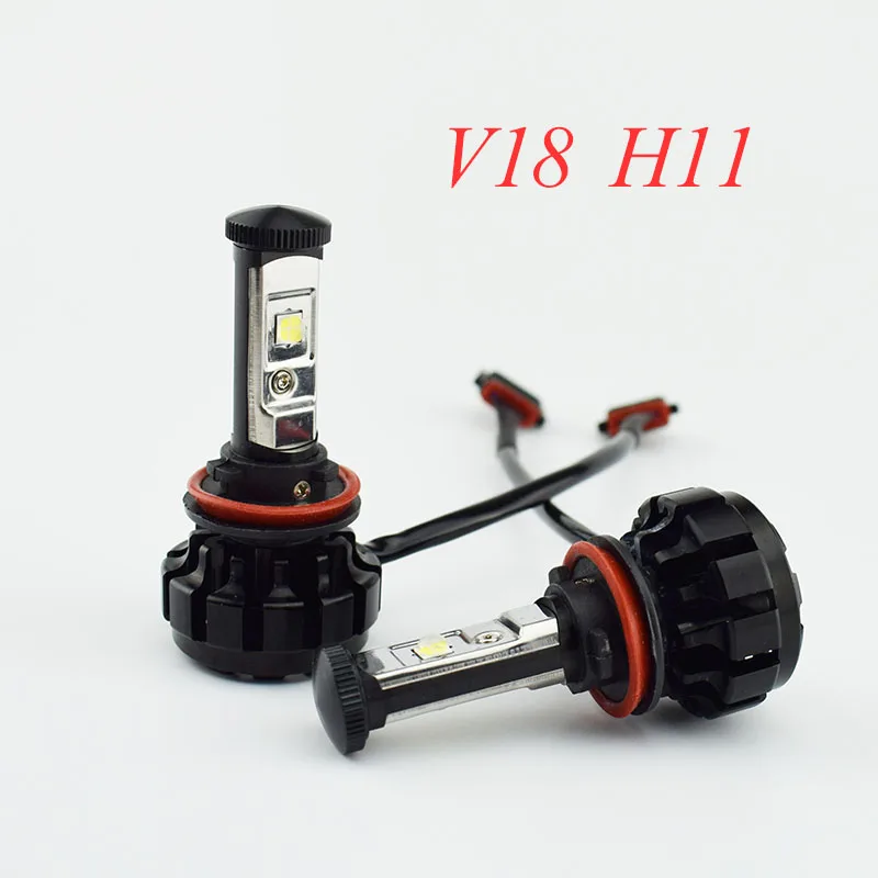 

1pair Car Headlamp Bulb Super Bright auxiliary lamp Spotlight H1 H3 H4 H7 9005 9006 12V ZES H11 LED Car Headlight Auto Fog Light