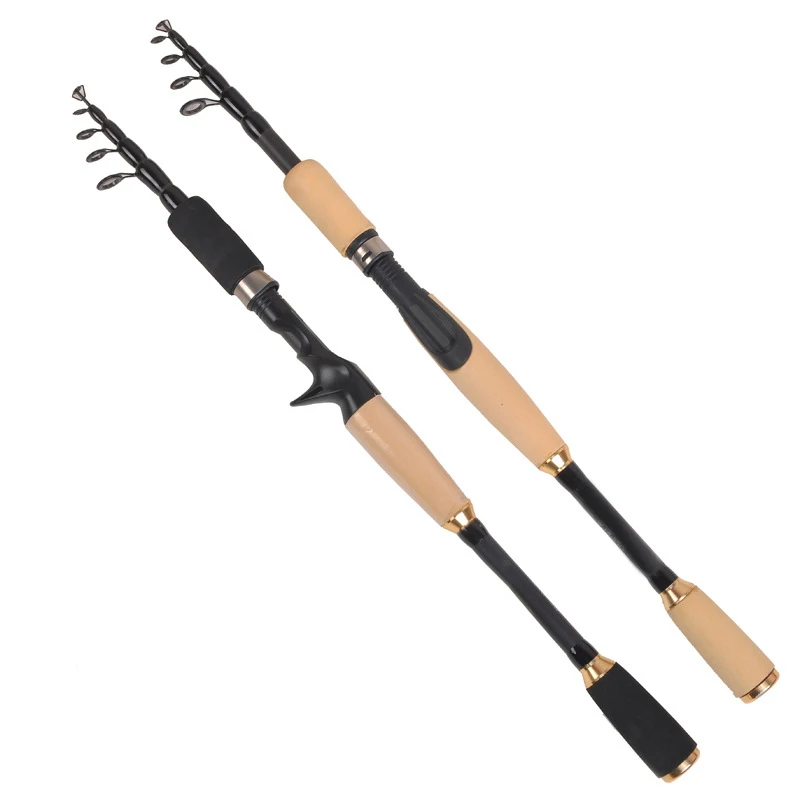 

Fishing Rod 1.8m 2.1m 2.4m 2.7m 3 Section Ultra Light Lure Portable Telescopic Fishing Rod Hand Fishing Tackle Sea Rod