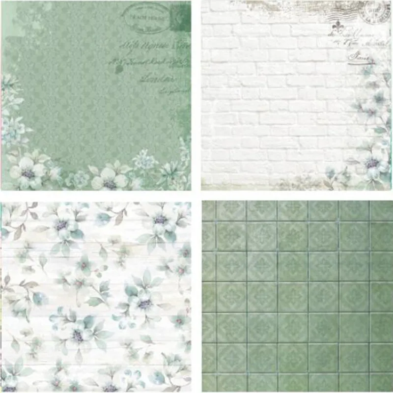 24 шт. бумажные подкладки для скрапбукинга 255 мм|Крафт-бумага| |