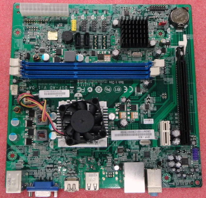 D1F-AD 15-Y32-011010 системная плата подходит для Acer X1430 XC100 SX2110 рабочего Материнская 100%