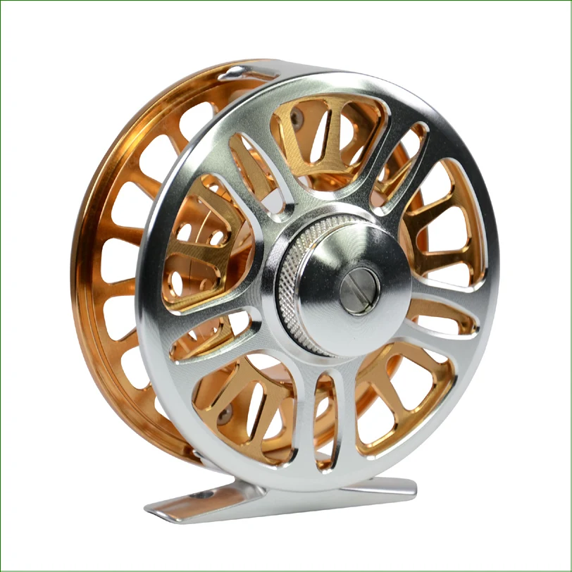 

FC Model High Quality CNC Machined Aluminium Full Metal 3 size 3/4# 5/6# 7/8# Fly Fishing Reel Micro Adjusting Drag Fly Reel