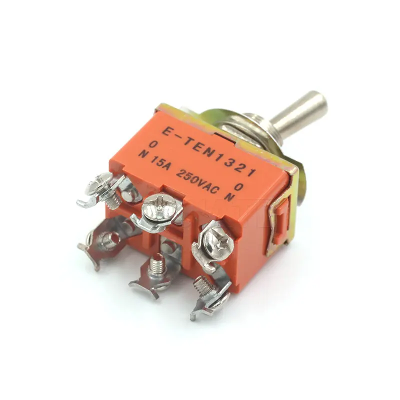Мощность переключатель E-TEN1321 15A 250V AC 6PIN ВКЛ-ВЫКЛ 12 мм тумблер/рокер | Обустройство