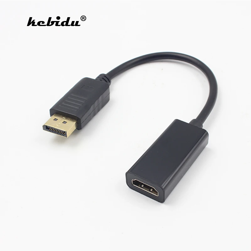 Адаптер kebidu DP в HDMI-совместимый с портом дисплея к HDTV Кабель-адаптер конвертер для