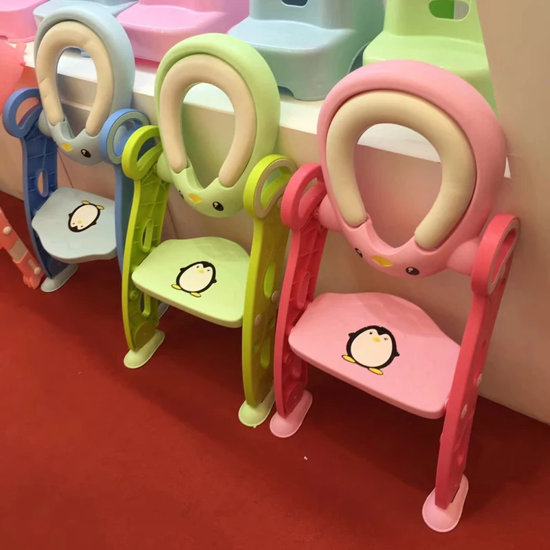 Мягкое основание пластиковый детский туалет тренировочный складывающийся