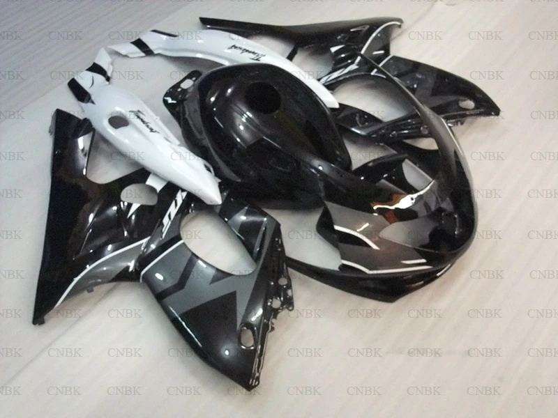Для Thundercat 1997 2007 кузов YZF 600R 04 05 серебристо черный Обтекатели из белого пластика