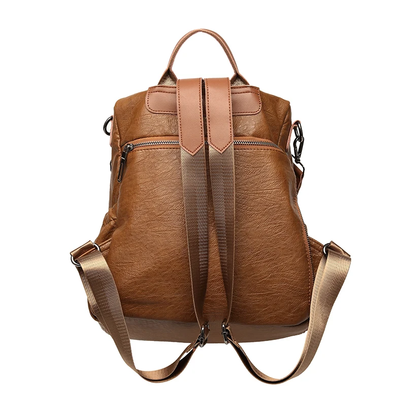 Vento Marea Women Backpack 2018 PU Leather School Bags For Girl Mochila Feminina Laptop Bookbag Travel Backpacks Sac A Dos | Багаж и сумки