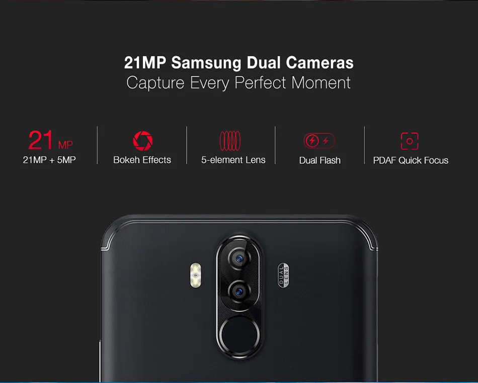 Мобильный телефон Ulefone power 3 Face ID 6," 18:9 FHD+ 6 ГБ ОЗУ 64 Гб ПЗУ 6080 мАч Android 7,1 Celular OTG 21 МП Восьмиядерный 4G смартфон