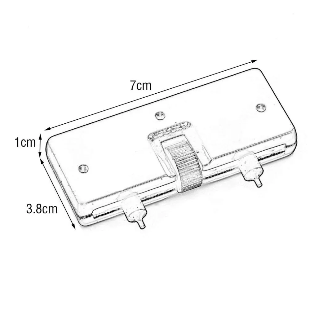 1 шт. инструмент для ремонта часов набор замены батареи Регулируемый Чехол